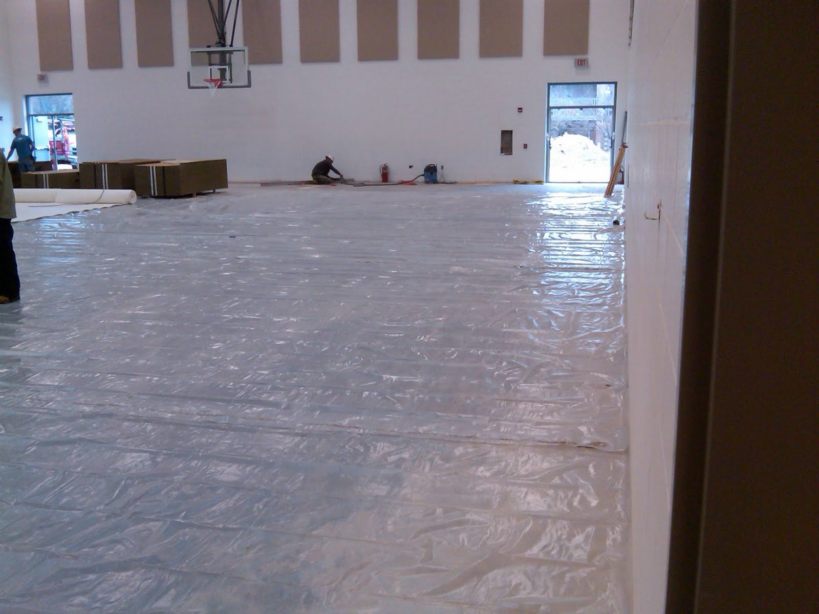 WithamsvilleTobasco Elementary Gym Floor Installation